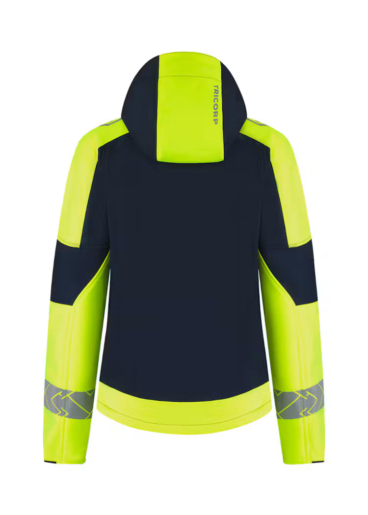 Tricorp 406115 Softshell Capuchon Reflective Redefined Dames – Comfortabele en Reflecterende Werkjas