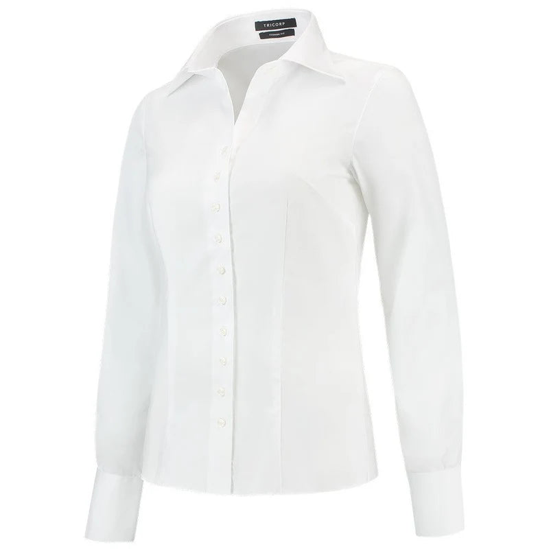 Tricorp 705003 (CLF6001) Damesblouse Slim Fit – Comfortabele en Stijlvolle Werkblouse