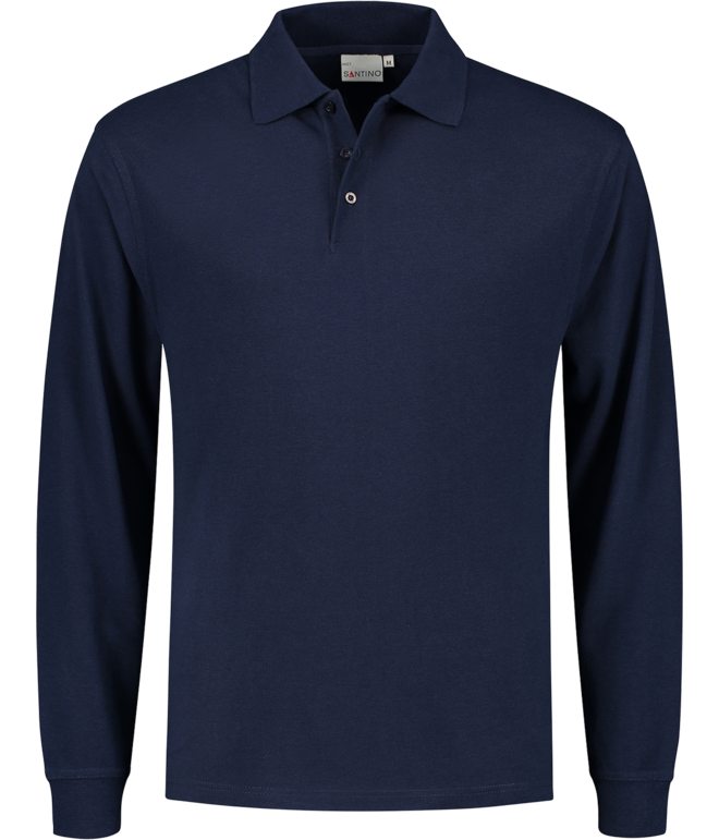 SANTINO MATT Poloshirt lange mouw