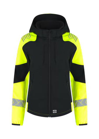 compare product Tricorp 406115 Softshell Capuchon Reflective Redefined Dames – Comfortabele en Reflecterende Werkjas