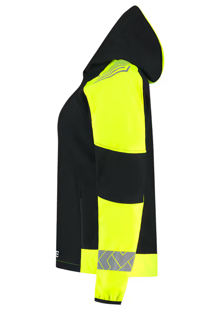 Tricorp 406115 Softshell Capuchon Reflective Redefined Dames – Comfortabele en Reflecterende Werkjas