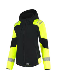 Tricorp 406115 Softshell Capuchon Reflective Redefined Dames – Comfortabele en Reflecterende Werkjas