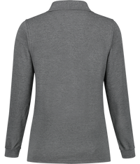 SANTINO MATT Dames Poloshirt lange mouw