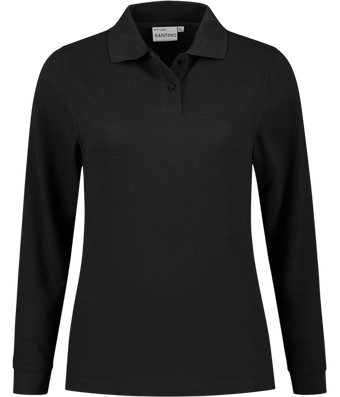 compare product SANTINO MATT Dames Poloshirt lange mouw