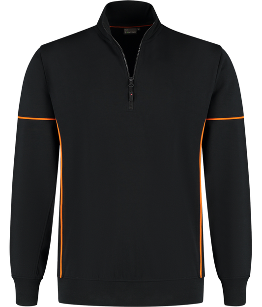 SANTINO COLLIN Zipsweater
