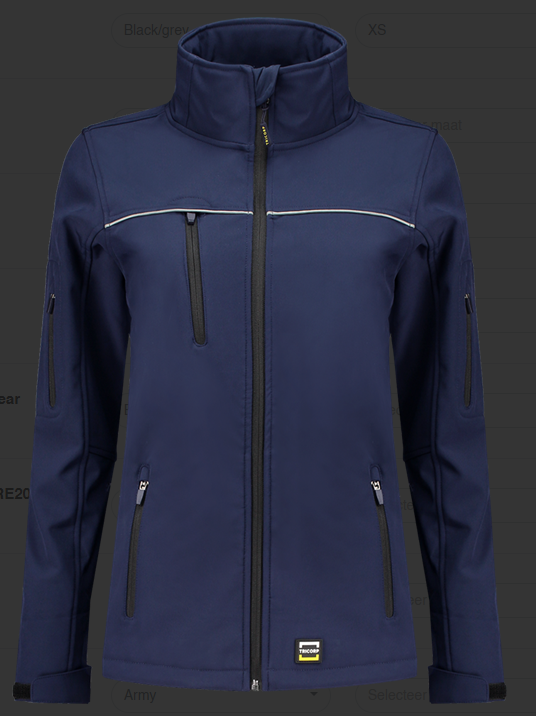 TRICORP Softshell jack dames