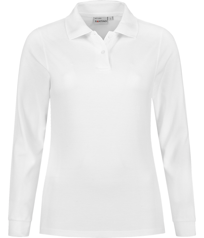 SANTINO MATT Dames Poloshirt lange mouw