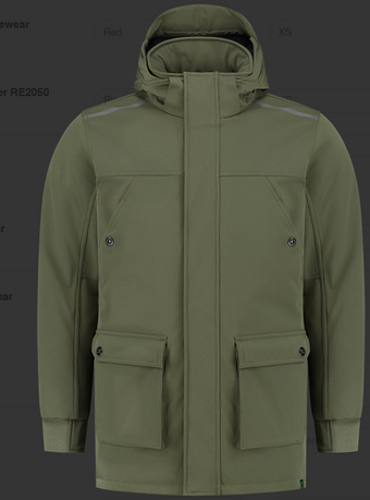 compare product TRICORP Softshell parka Rewear